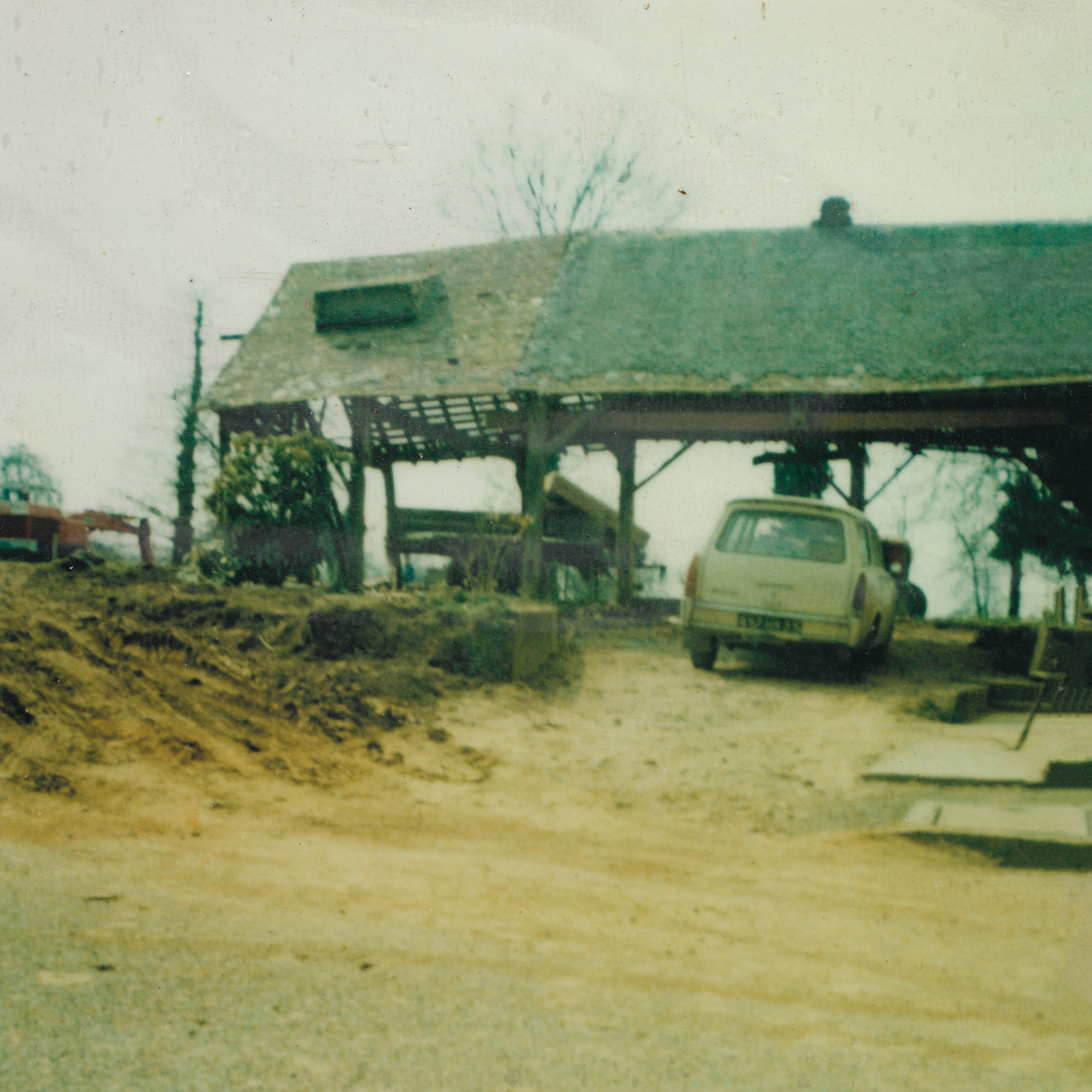 le garage en 1971