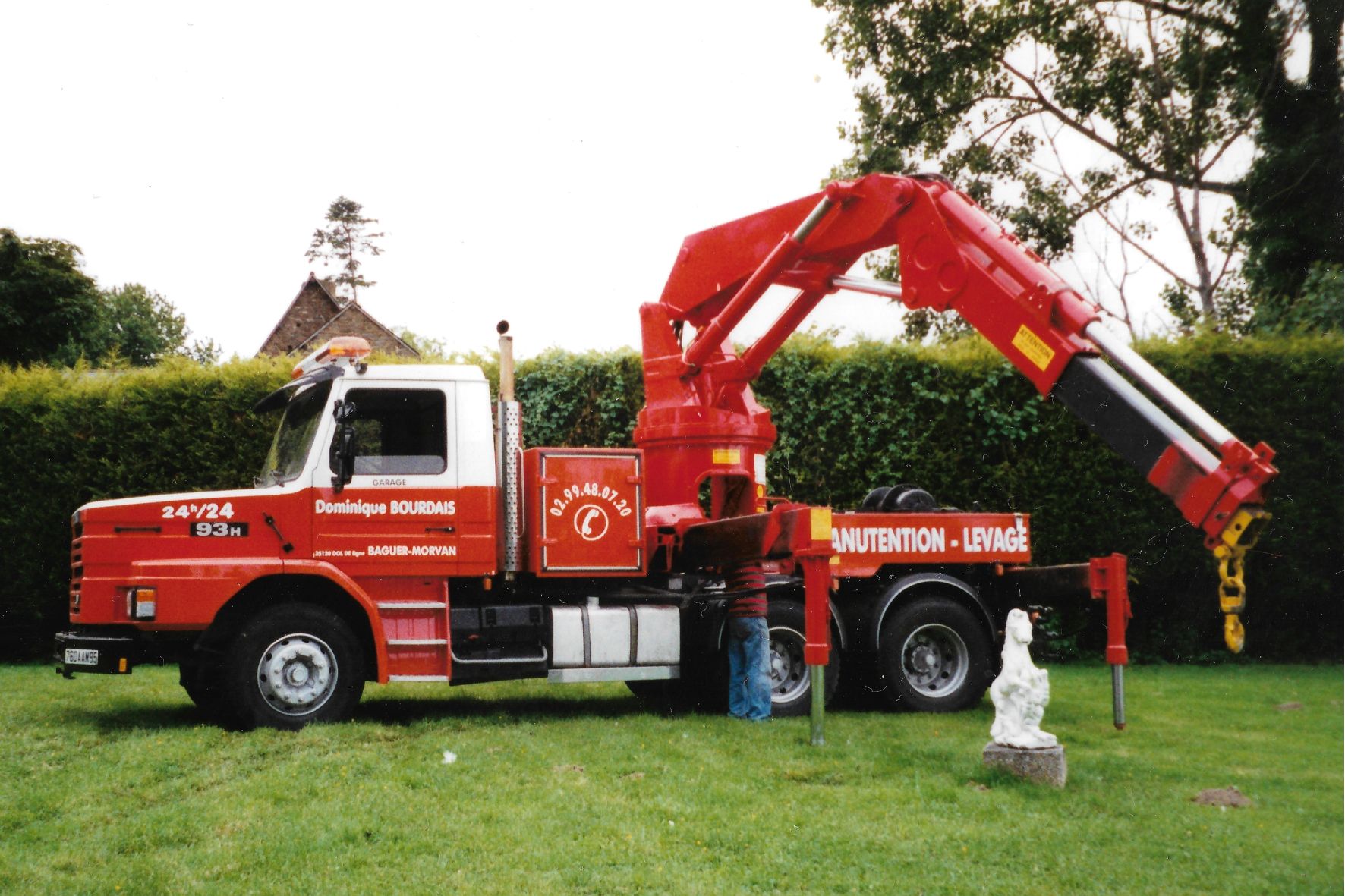 camion grue scania